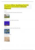 Air Force Officer Qualifying Test &vert;244 questions and answers 2023&lpar;with diagrams&rpar;&period;