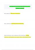 CPT Phlebotomy Exam Study Guide Questions & Answers GRADED A&plus; 2023&vert;2024