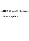 NIHSS Group C - Patients 1-6 2023 update.