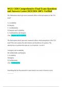 WGU C836 Comprehensive Final Exam Questions and Answers Latest 2023&sol;2024 100&percnt; Verified