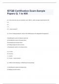 ISTQB Certification Exam-Sample Papers Q. 1 to 600 questions with verified correct answers