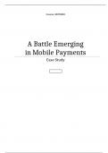 NETW 583 A Battle Emerging in Mobile Payments Case Study