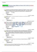NURS 6521 Pharmacology Midterm Exam 2023-2024 (October QTR) verified answers
