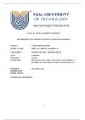 Exam (elaborations) Information Technology  (BBENA1A) 