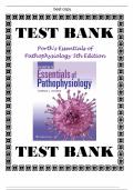 Test Bank for Porth's Essentials of Pathophysiology 5th Edition by Tommie L Norris ISBN-13: 9781975107192 |COMPLETE TEST BANK| Guide A+.