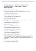 EXCEL CRASH COURSE EXAM FROM WALL STREET PREP QUESTIONS AND ANSWERS UPDATED 2023