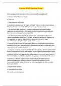 Kansas MPJE Practice Exam 1 2023 QUESTIONS AND ANSWERS 