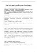 Werkcollege Sociale Wetgeving 