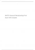 MN 551 Advanced Pathophysiology Final Exam Updated Version Guaranteed Success