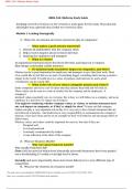 iMBA 544&colon; Midterm Study Guide