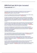NGN Exit hesi All 94 Q&A Included&excl; Guaranteed A&plus;&plus;