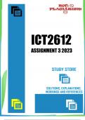 ICT2612 Assignment 3 Semester 2 2023