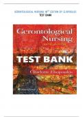 GERONTOLOGIC Bundle: 5th & 10th Edition TEST BANK Updated Package Deal