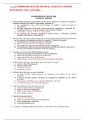 ACC 3016 COMPREHENSIVE-REVIEWER&lowbar;AUDITING THEORY QUESTIONS AND ANSWERS&period;