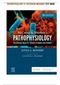 PATHOPHYSIOLOGY 9TH EDITION BY McCANCE TEST BANK | QUESTIONS & ANSWERS EXPLAINED (RATED A+) | 2023 VERSION