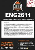 ENG2611 Exam OCT/NOV answers (Portfolio) 2023 Semester 2