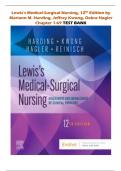 Lewis s Medical-Surgical Nursing Package | 11th & 12th Edition Test Bank (Approved A++) Best Bundle Deal