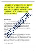 New 2023 LATEST NURSING FUNDAMENTAL TEST BANK 9th edition High graded A&plus; Distinction pass&excl;&excl;&excl; With Chapter 1-Chapter 42 & Questions And Correct Answers