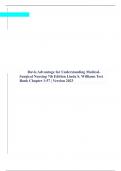 Davis Advantage for Understanding Medical-Surgical Nursing 7th Edition Linda S. Williams Test Bank Chapter 1-57 | Version 2023