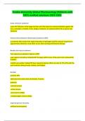 ACTUAL Purdue University Global Pharmacology Midterm-with 100&percnt; verified solutions-2023-2024 &period;pdf