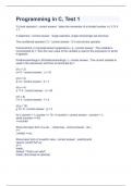 Programming in C Questions with complete solution 2023