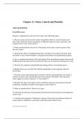Chapter 11 Motor Control and Plasticity