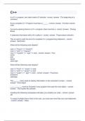 C1 Question and answers rated A&plus; 2023