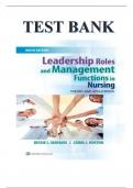 Leadership Roles and Management Functions in Nursing 9th Edition Marquis, Huston Test Bank