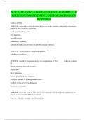 NUR 323 EXAM 1 STUDY GUIDE WITH COMPLETE SOLUTION (MIAMI DADE COLLEGE, SCHOOL OF NURSING)