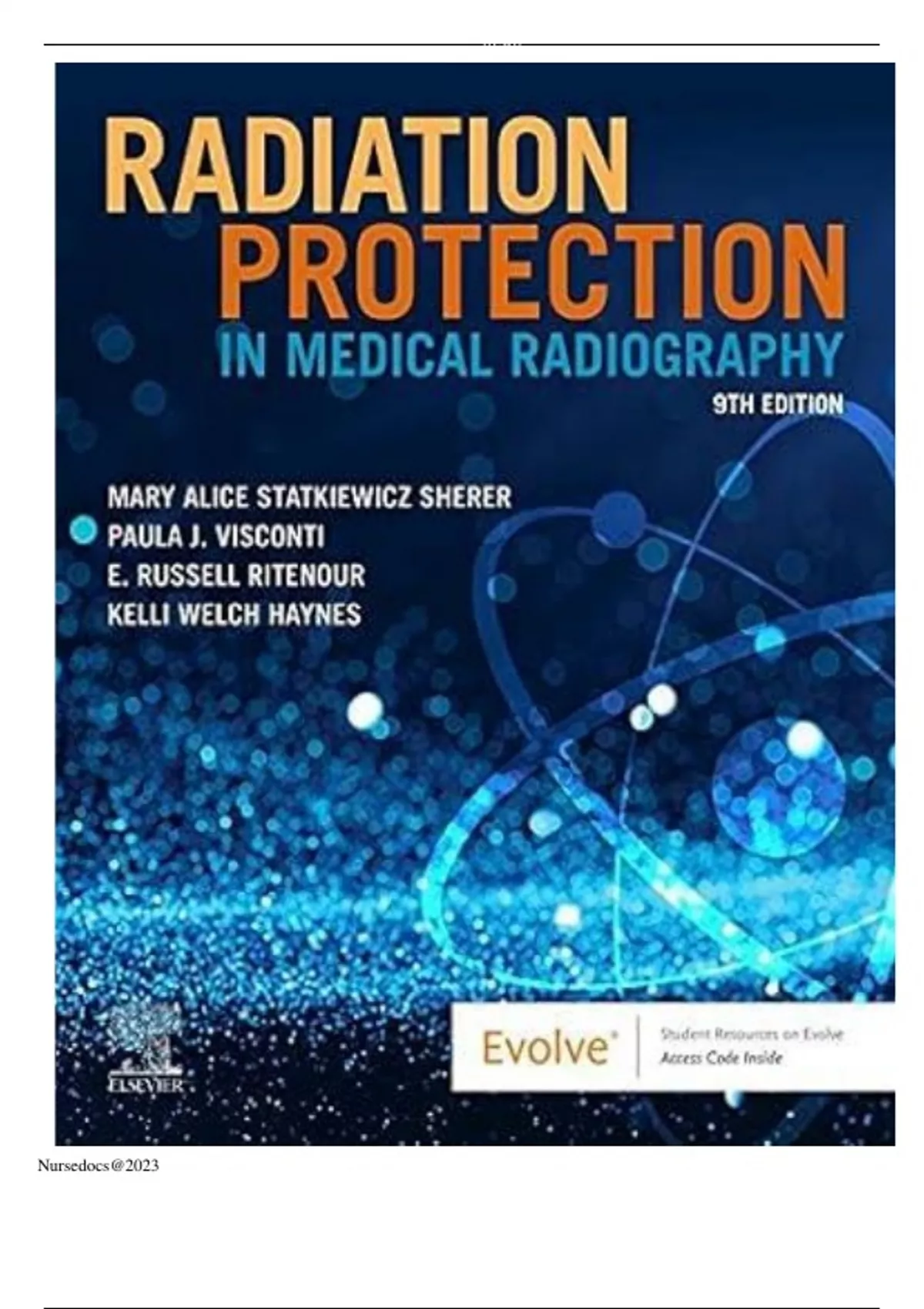 Test Bank For Radiation Protection in Medical Radiography 9th Edition