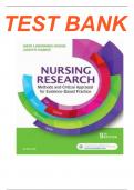  Test Bank for Nursing Research Methods and Critical Appraisal for Evidence-Based Practice 9th Edition Geri LoBiondo-Wood Chapter 1-21 &vert; Complete Guide A&plus;
