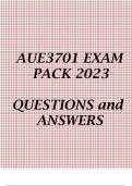 AUE3701 EXAM PACK 2023