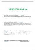 NURS 6501 Mod 1-4