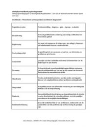Stamplijst Handboek psychodiagnostiek (Kievit, Tak, & Bosch)