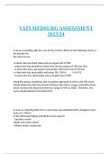 VATI MEDSURG ASSESSMENT 2023/24