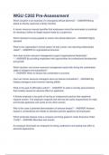 WGU C202 Pre-Assessment Q & A &lpar; A&plus; GRADED 100&percnt; VERIFIED&rpar; VERSION 2023&sol;2024