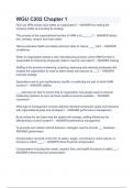 WGU C202 Chapter 1 WITH MOST CORRECT ANSWER SOLUTIONS 2023&sol;2024