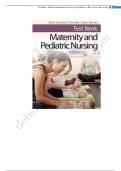 Test Bank Maternity and Pediatric Nursing 3rd Edition By Susan Ricci&comma; Theresa Kyle&comma; and Susan Carman
