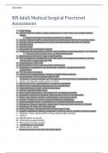 RN Adult Medical Surgical Proctored Assessment