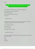 BASIC SPORTS FIRST AID & CPR EXAM 1 QUESTIONS AND ANSWERS &lpar;2023&sol;2024&rpar; &lpar;VERIFIED ANSWERS&rpar;