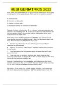 HESI GERIATRICS EXAM V1 2023&period;