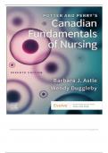 POTTER AND PERRY'S CANADIAN FUNDAMENTALS OF NURSING, 7TH EDITION BY  BARBARA J. ET AL (ISBN 9780323870665) COMPLETE TEST BANK ALL CHAPTERS 1-48  THOROUGHLY COVERED (2023/2024 LATEST PUBLISHED EDITION) | AGRADE