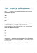 Fluid & Electrolytes Study Bundle