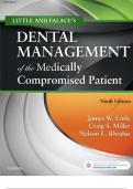 LITTLE AND FALACE'S DENTAL MANAGEMENT OF THE MEDICALLY COMPROMISED PATIENT 9TH EDITION  JAMES