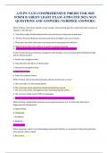 2020 ATI PN VATI COMPREHENSIVE PREDICTOR FORM B GREEN LIGHT EXAM &lpar;UPDATED 2023&rpar; NGN QUESTIONS AND ANSWERS &lpar;VERIFIED ANSWERS&rpar;