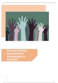 Samenvatting kennistoets pedagogisch klimaat