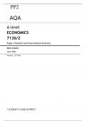 AQA A-level ECONOMICS 7136&sol;2 Paper 2 JUNE 2023 FINAL MARK SCHEME  National and International Economy 