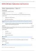 HIMA240 Quiz 3&period;&lbrack;Questions And Answers&rsqb;