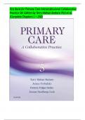 Test Bank for Primary Care Interprofessional Collaborative Practice 5th Edition by Terry Mahan Buttaro PhD et al,  (Complete Chapters 1 – 250)