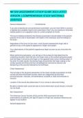 NR509 &lpar;ASSESSMENT&rpar; STUDY GUIDE 2023 LATEST VERSION &vert; COMPREHENSIVE STUDY MATERIALS &lpar;VERIFIED&rpar;
